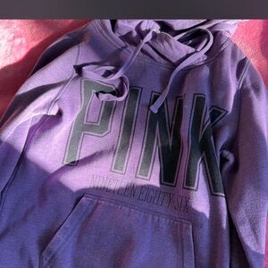 Purple Hoodie with Bold Lettering